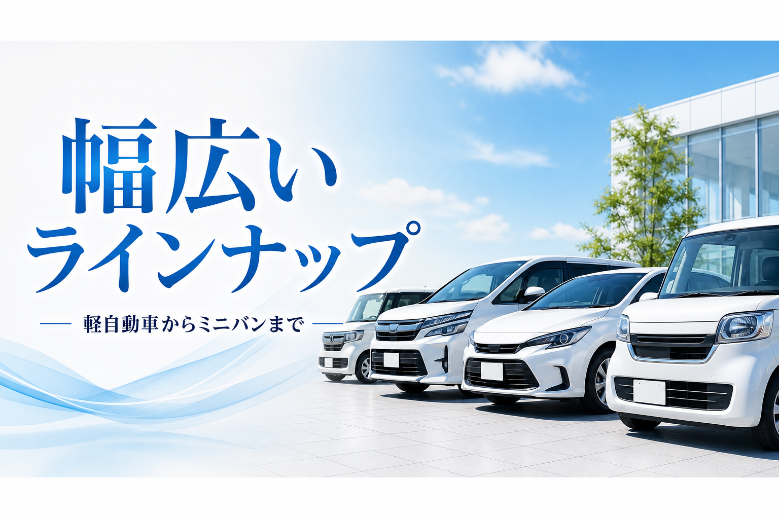 幅広いラインナップ